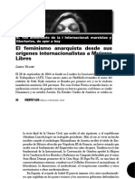 Vicente, L. (2014). El Feminismo Anarquista Desde Sus Orígenes Internacionalistas a Mujeres Libres