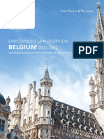 Belgium: Employment Law Overview 2021-2022