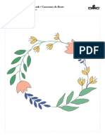 2 Floral Wreath in DMC PAT0054 Downloadable PDF 2