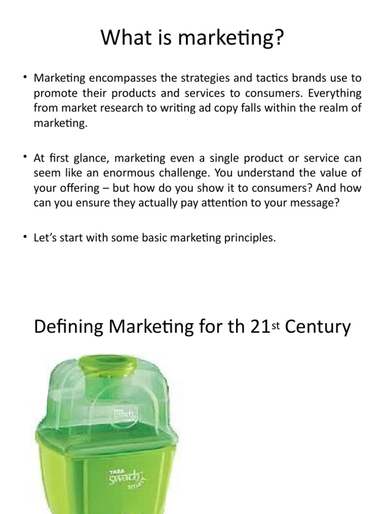 What Is Marketing PDF