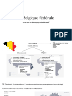 La Belgique Fédérale: Structure Et Découpage Administratif