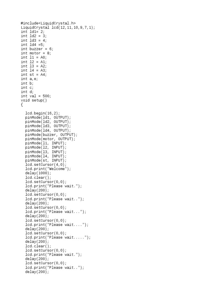 Water Level Indicator Using Arduino in TinkerCad PDF Shipping