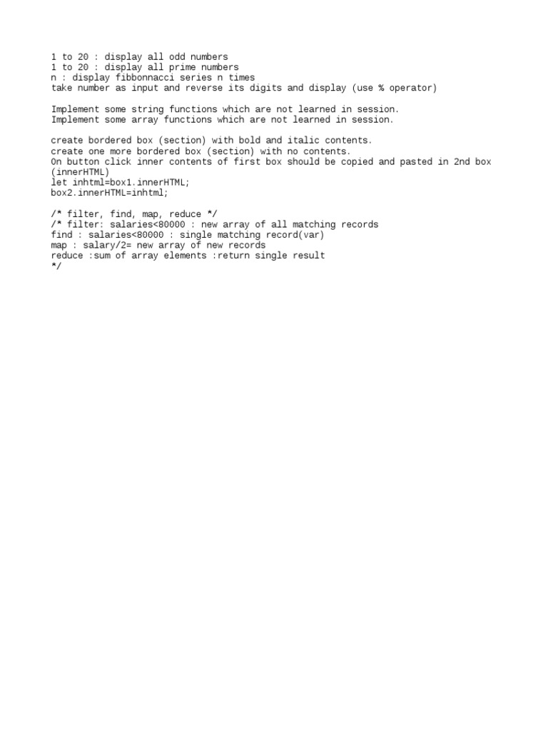 Assginment Javascript | PDF