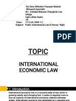 International Economic Law Evolution