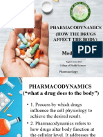 Pharmacodynamics (How The Drugs Affect The Body) : Pharmacology