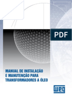 WEG Transformadores A Oleo Instalacao e Manutencao 751 Manual Portugues BR