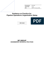 GP 43-48-DRAFT - Pipeline Operations Organisation Setup