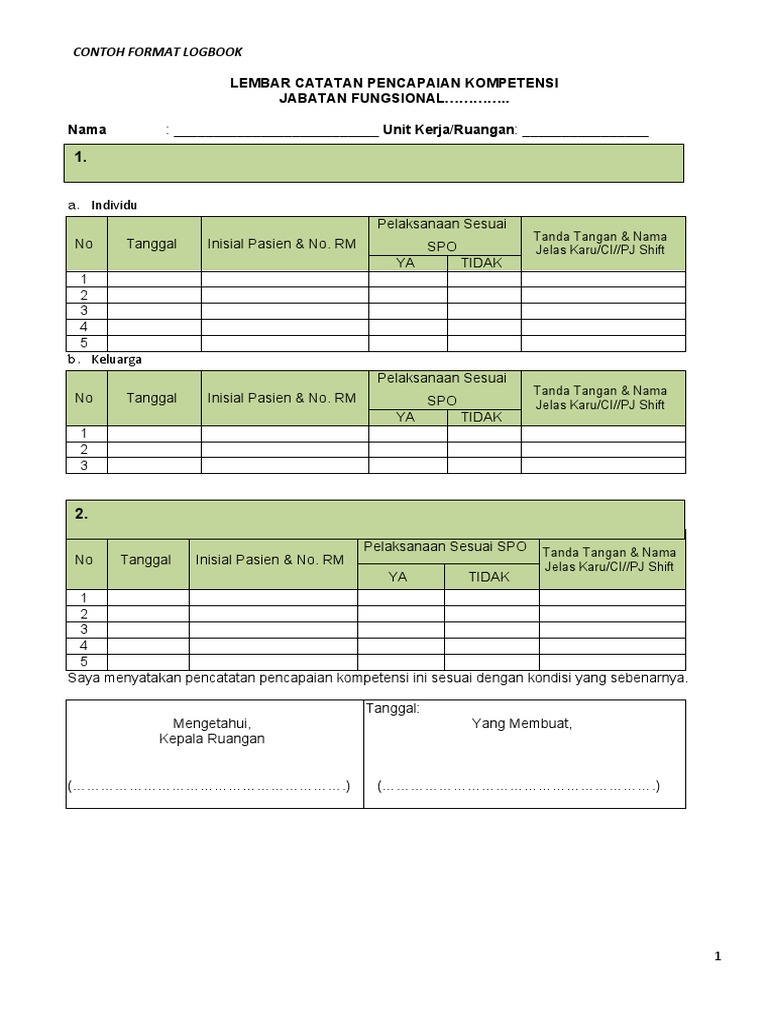 Log Book Pdf