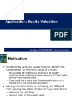 Part - 3 - Application1 - Equity Valuation