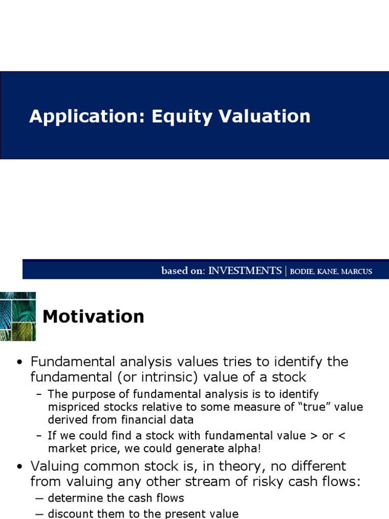 Equity & Bond Valuation Guide | PDF | Valuation (Finance) | Cost Of Capital