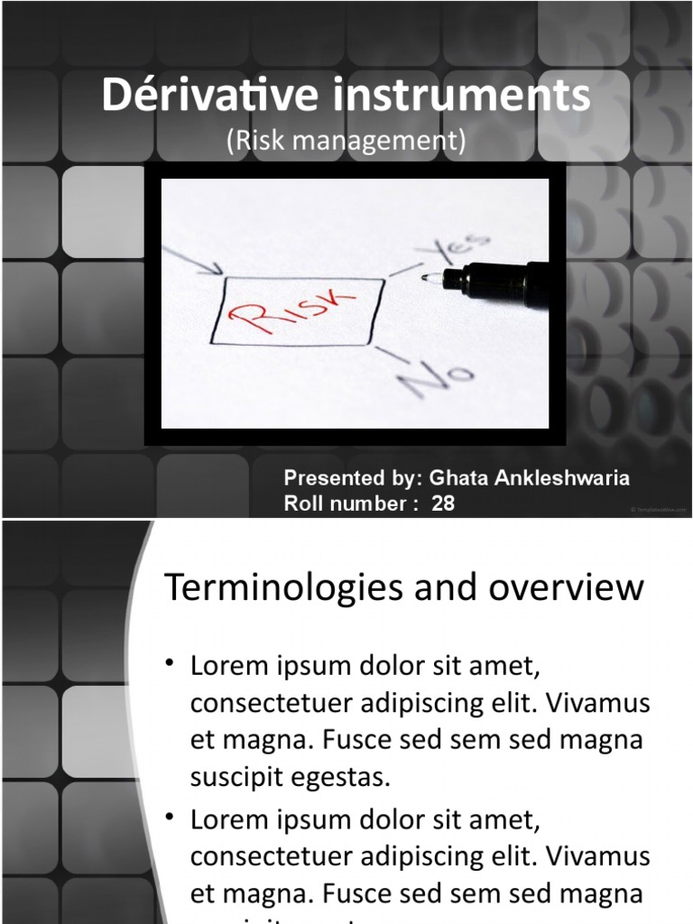 Overview of Derivative Instruments | PDF | Business