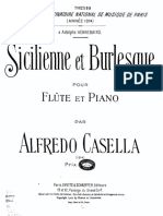 Sicilienne et burlesque pour flûte et piano PNO