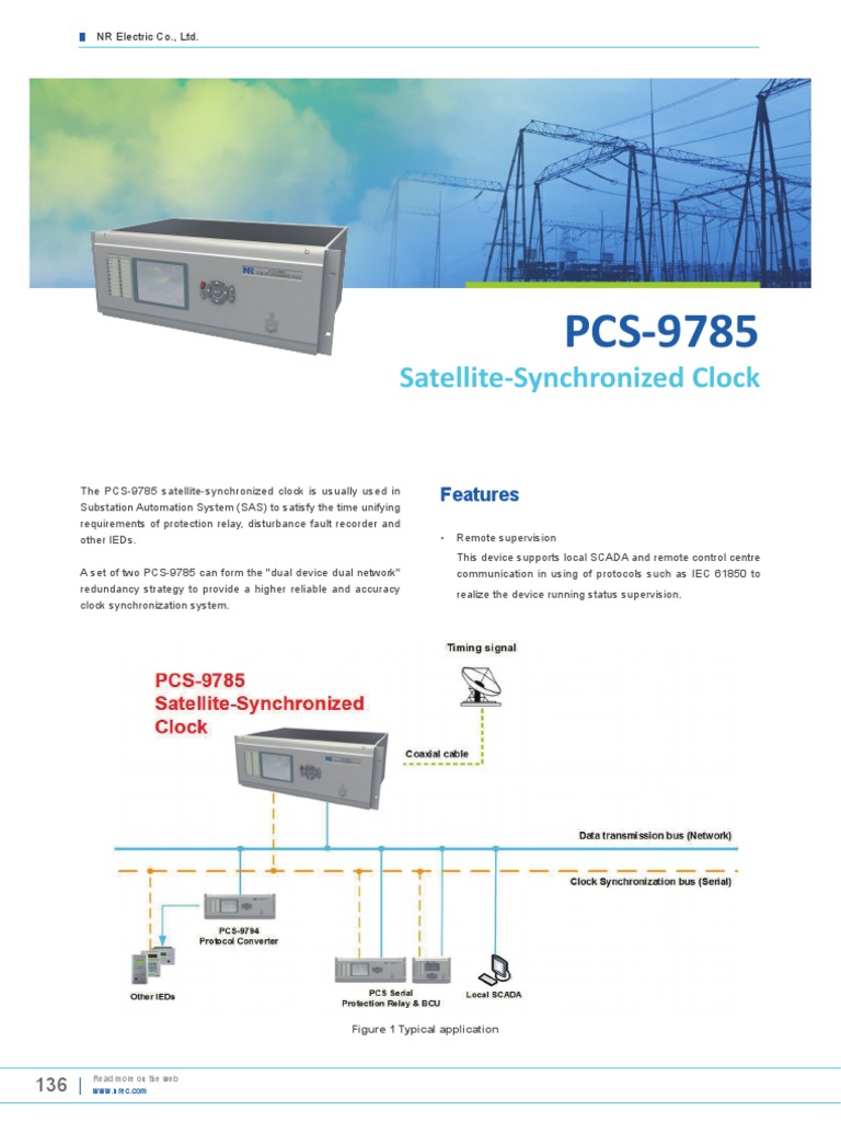 PCS-9785 GPS Synchronized Clock System | PDF | Computer Network ...