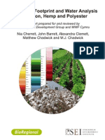 Cotton Hemp Polyester study SEI and Bioregional and WWF Wales