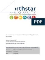 International Best Practice in Air Quality Monitoring Network Design