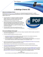 Baldrige Criteria 101