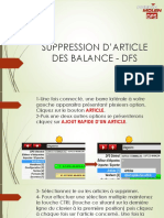 Suppression Article Balance - DFS
