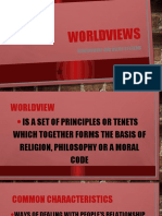 Worldviews: Worldviews and Belief Syst EMS