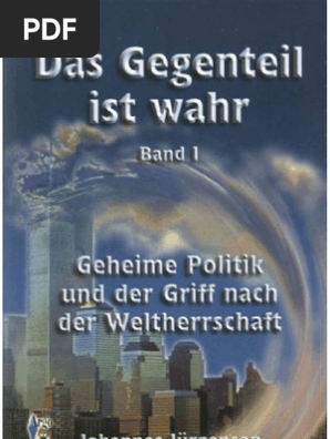 Johannes Jurgenson Das Gegenteil Ist Wahr Band I