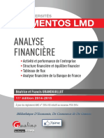 Analyse Financiere 2014 2015 11e Edition Beatrice GRANDGUILLOT,