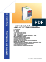 ESM-1510 DIN Rail Mounting Type Digital, ON / OFF Temperature Controller