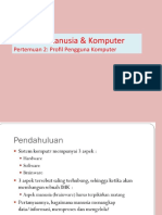 Pertemuan 2 - Profil Pengguna Komputer