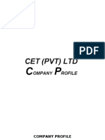 CET Pvt Ltd Company Profile