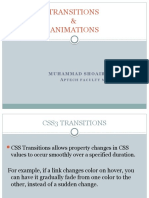 Tramsition and Animation