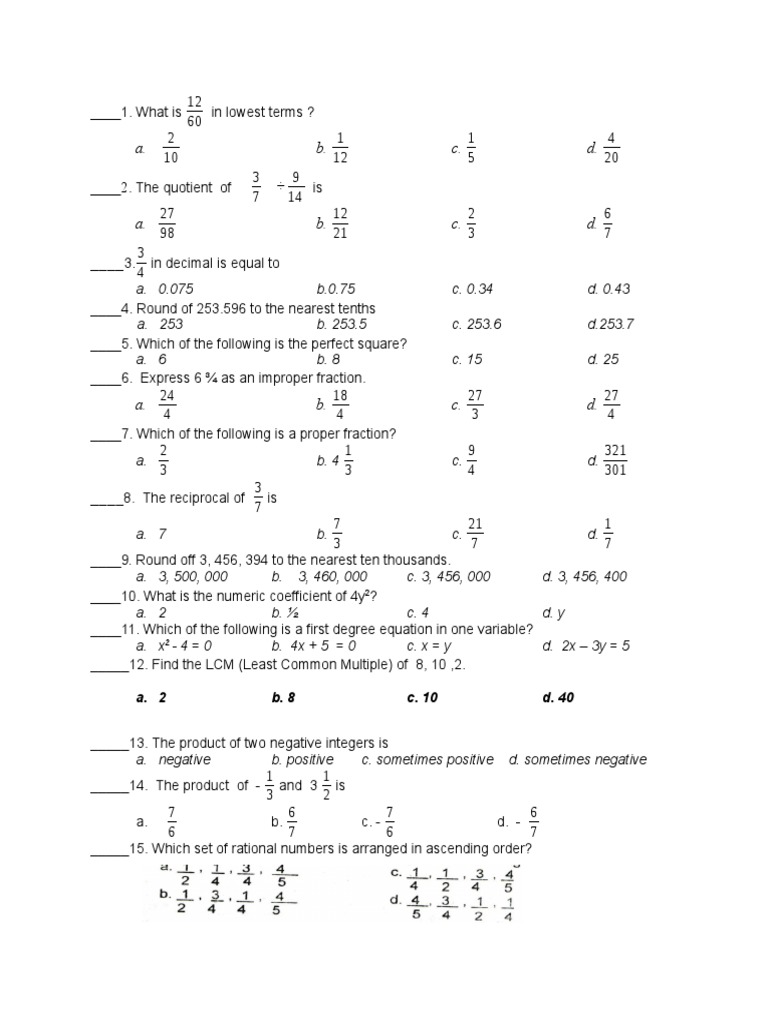 Math Exercises for 2B8 Workbook | PDF | Abstract Algebra | Arithmetic