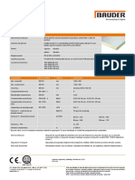 BauderPIR DAL - Produktdatenblatt 44410000 - 0921