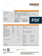 BauderPIR SDS - Produktdatenblatt 40680000 - 0921 - RO RO