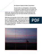 4.1 Using The Golden Ratio For Better Compositions - For Download PDF