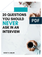 20 Questions You Should Never Ask