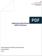 Simplified Electronic Design of The Function : ARMTH Start & Stop System