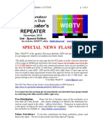 TV Repeater's Repeater: Special News Flash ! ! !