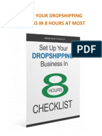 Set Up Your Dropshipping Business in 8 Hours at Most