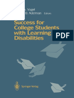 Success for College Students With Learning Disabilities