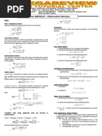 Differential Calculus Module November 2020 Final