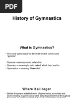 History of Gymnastics