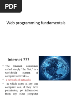 Web Programming Fundamentals