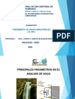 102 - Principales Parametros en El Analisis de Agua