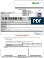 Delhi University Entrance Test - 2021 Admit Card-Provisional: Self Declaration (Undertaking)