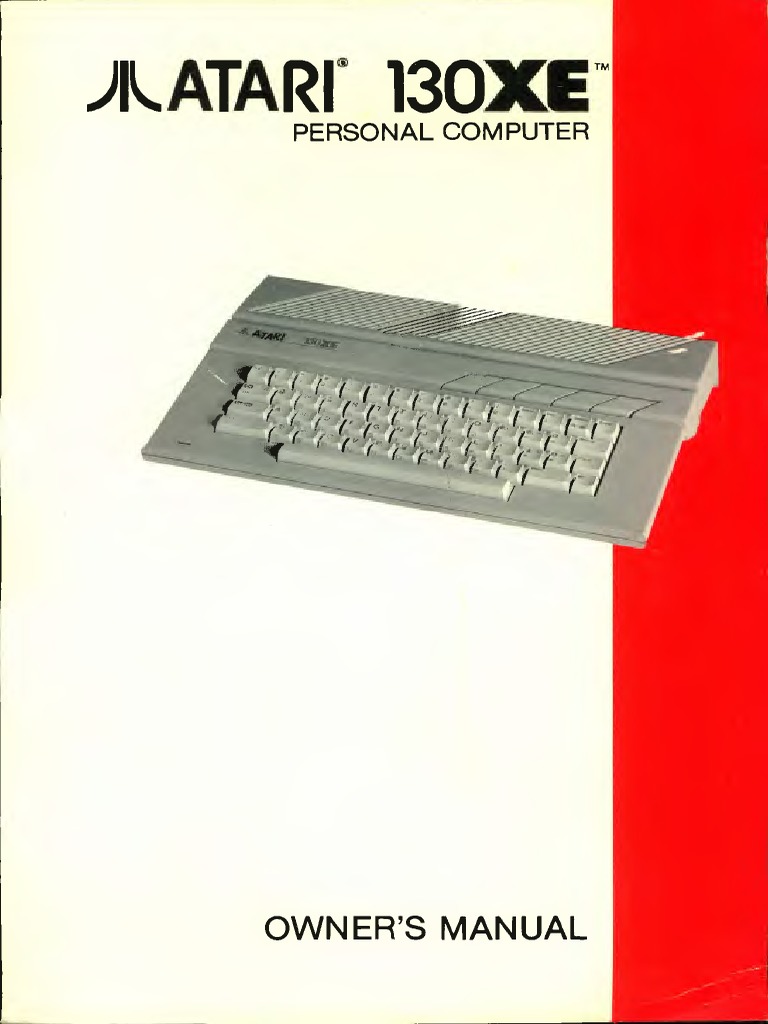 Atari 130XE Personal Computer Owner's Manual | PDF | Basic