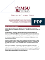 Concept Paper Template