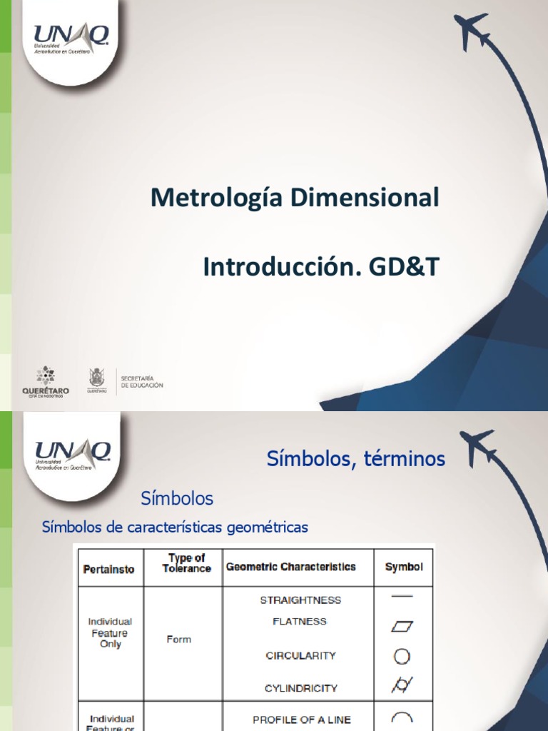 Guía Completa de Símbolos GD&T | PDF | Dimensión | Tolerancia de ingeniería