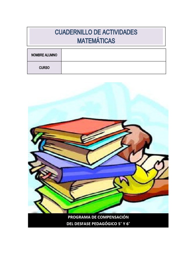 Cuadernillo Matematicas (5°-6°) | PDF