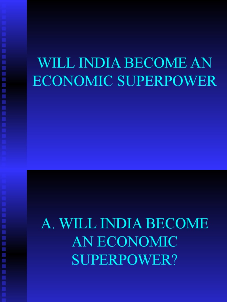 India's Path to Economic Power | PDF | Water Scarcity | Economic Growth