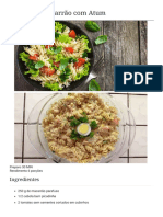 Salada de Macarrão Com Atum