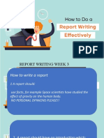 Report writing29912