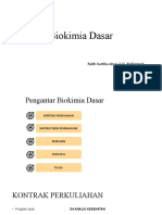 Pengantar Biokimia Dasar